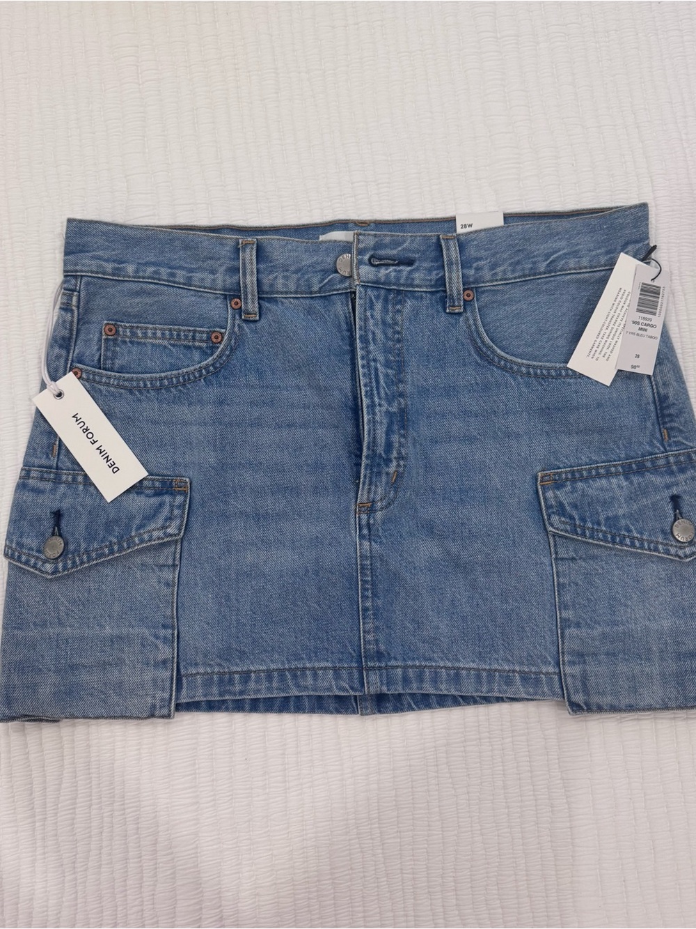 Aritzia / Denim Forum Mini Skirt